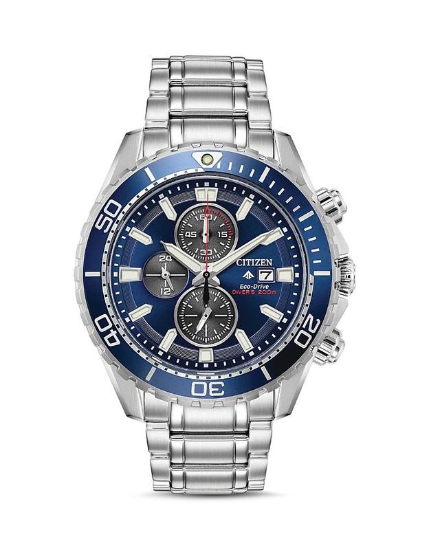 Citizen Mens Promaster Dive Chronograph Stainless Steel Bracelet Watch Product Image