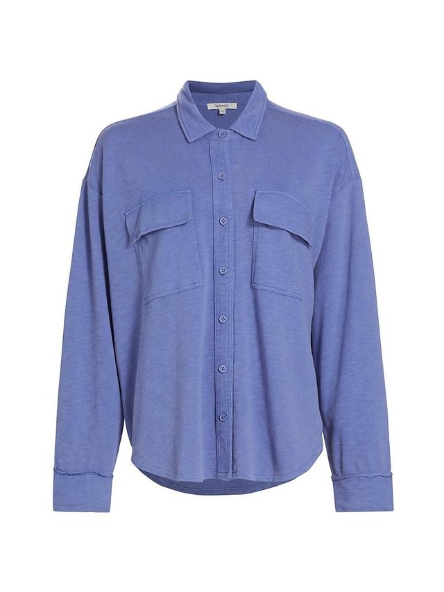 Womens Amara Terry Lounge Shirt Product Image