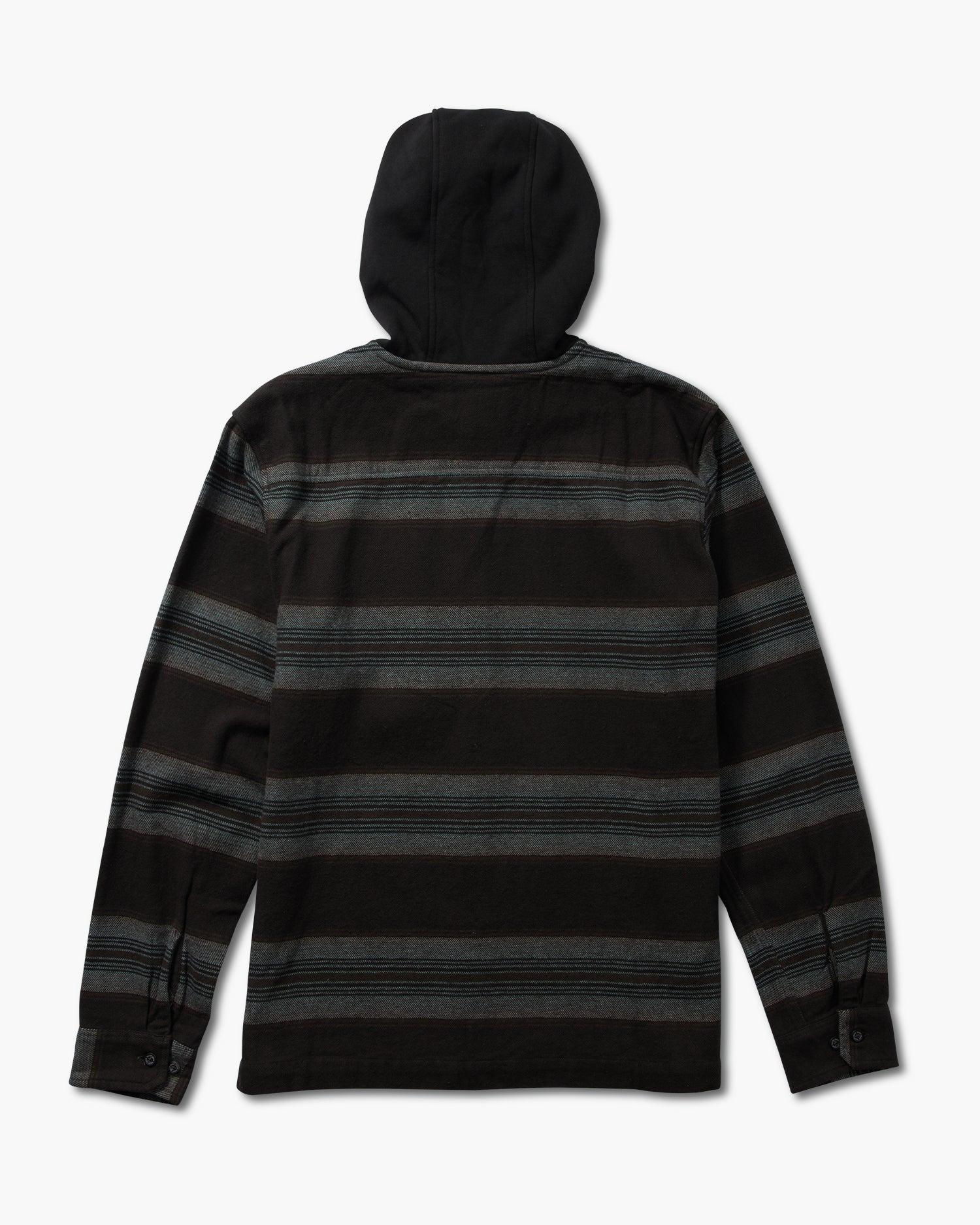 Outback Hooded Flannel - Coal Male Product Image