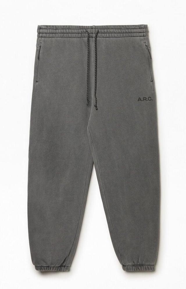 A.R.C. Men's Black Fleece Jogger Sweatpants Product Image