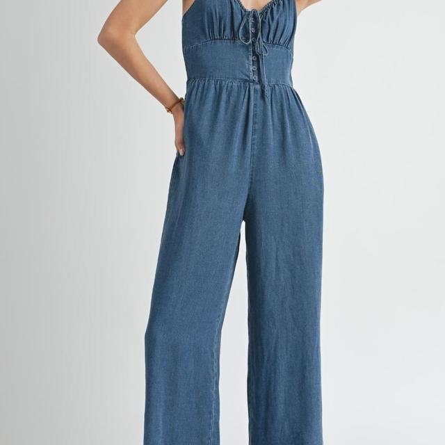 Archives Button Front Jumpsuit Product Image