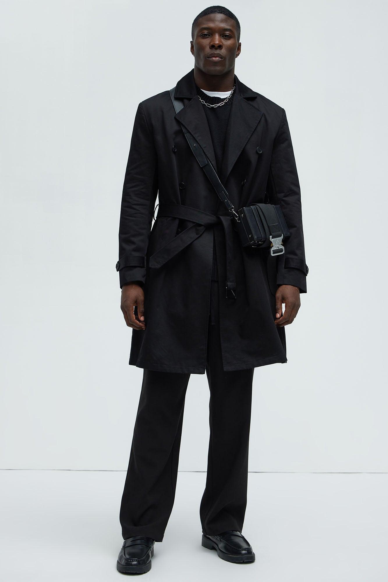 Things Have Changed Trench Coat - Black Product Image