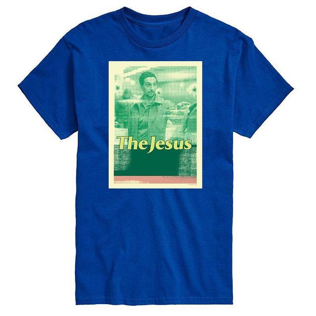 Big & Tall The Big Lebowski The Jesus Tee, Mens Med Blue Product Image