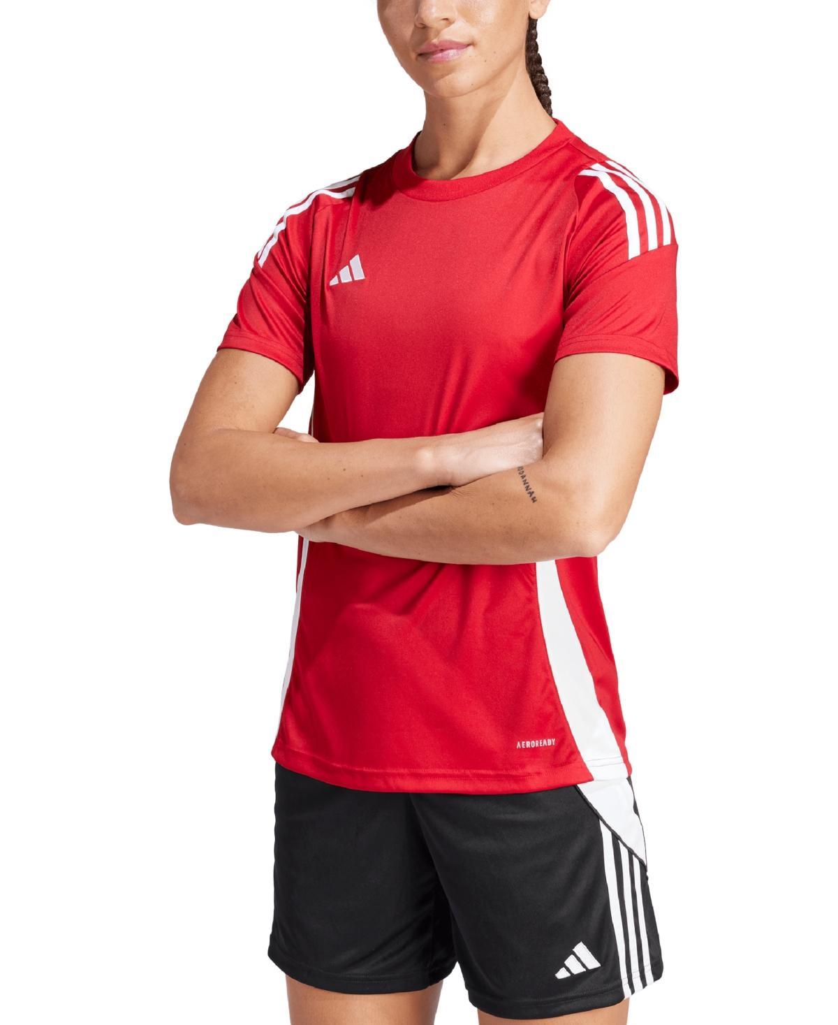 adidas Womens Tiro 24 Jersey Top - Team Power Red product image