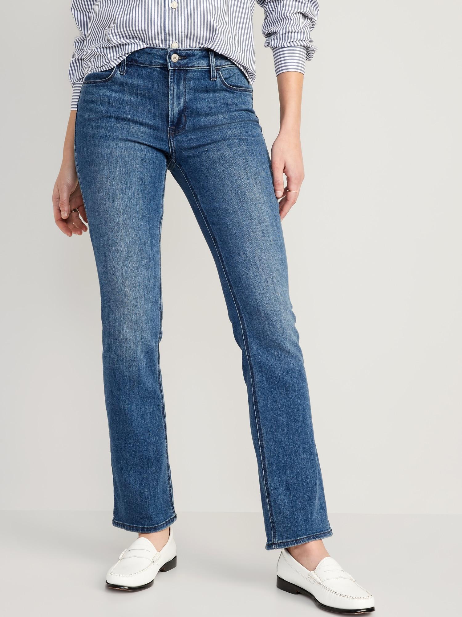 Mid-Rise Wow Boot-Cut Jeans for Women Product Image