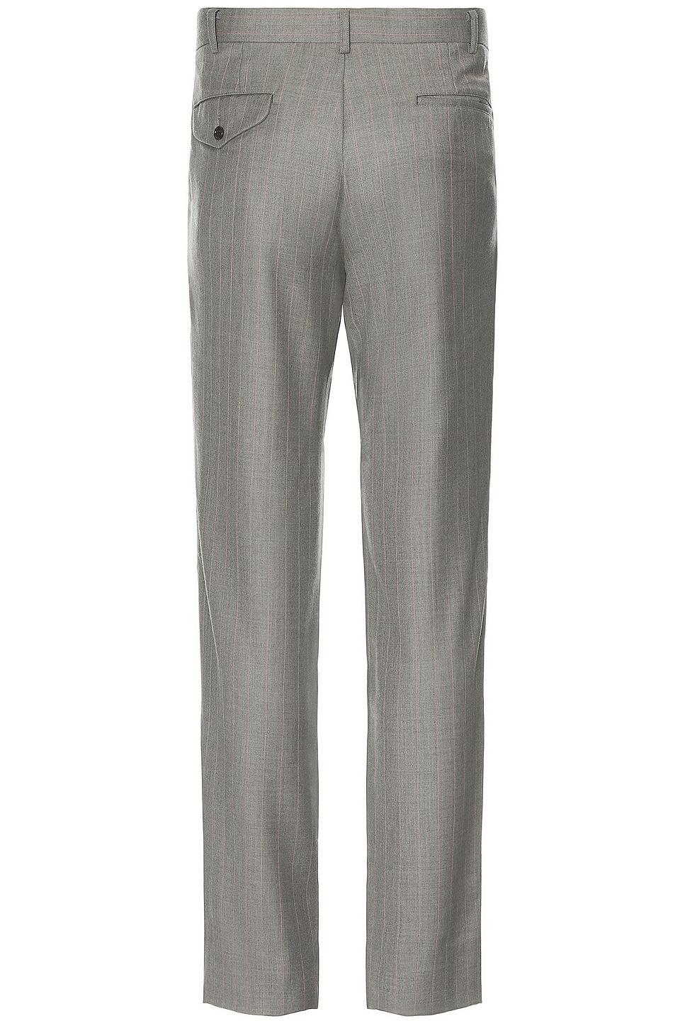 COMME des GARCONS Homme Plus Pencil Striped Pant in Grey Product Image