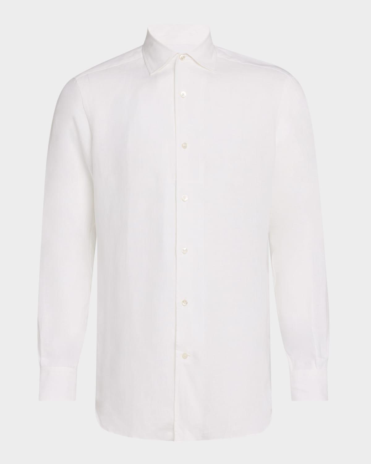 Men's Oasi Lino Casual Button-Down Shirt Product Image