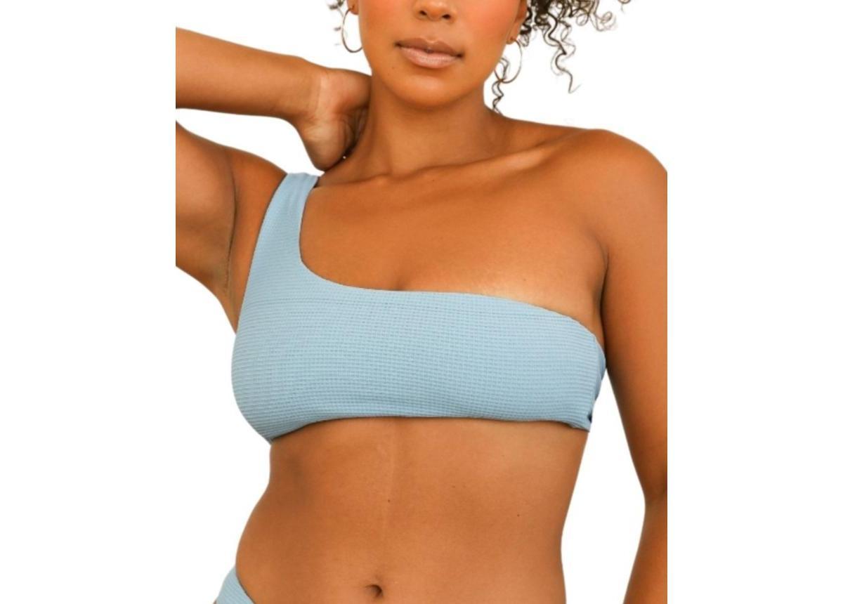 Dippin Daisys Womens Eco Cali Asymmetrical Bikini Top Product Image