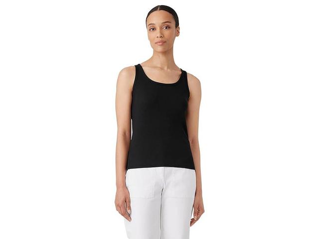 Eileen Fisher Scoop Neck Slim Tank Women's Clothing Product Image