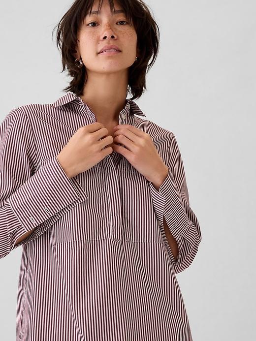 Organic Cotton Mini Shirtdress Product Image