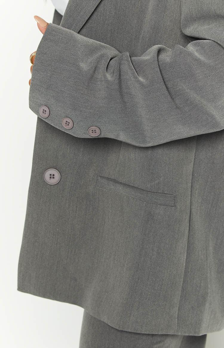 Allure Grey Blazer Product Image