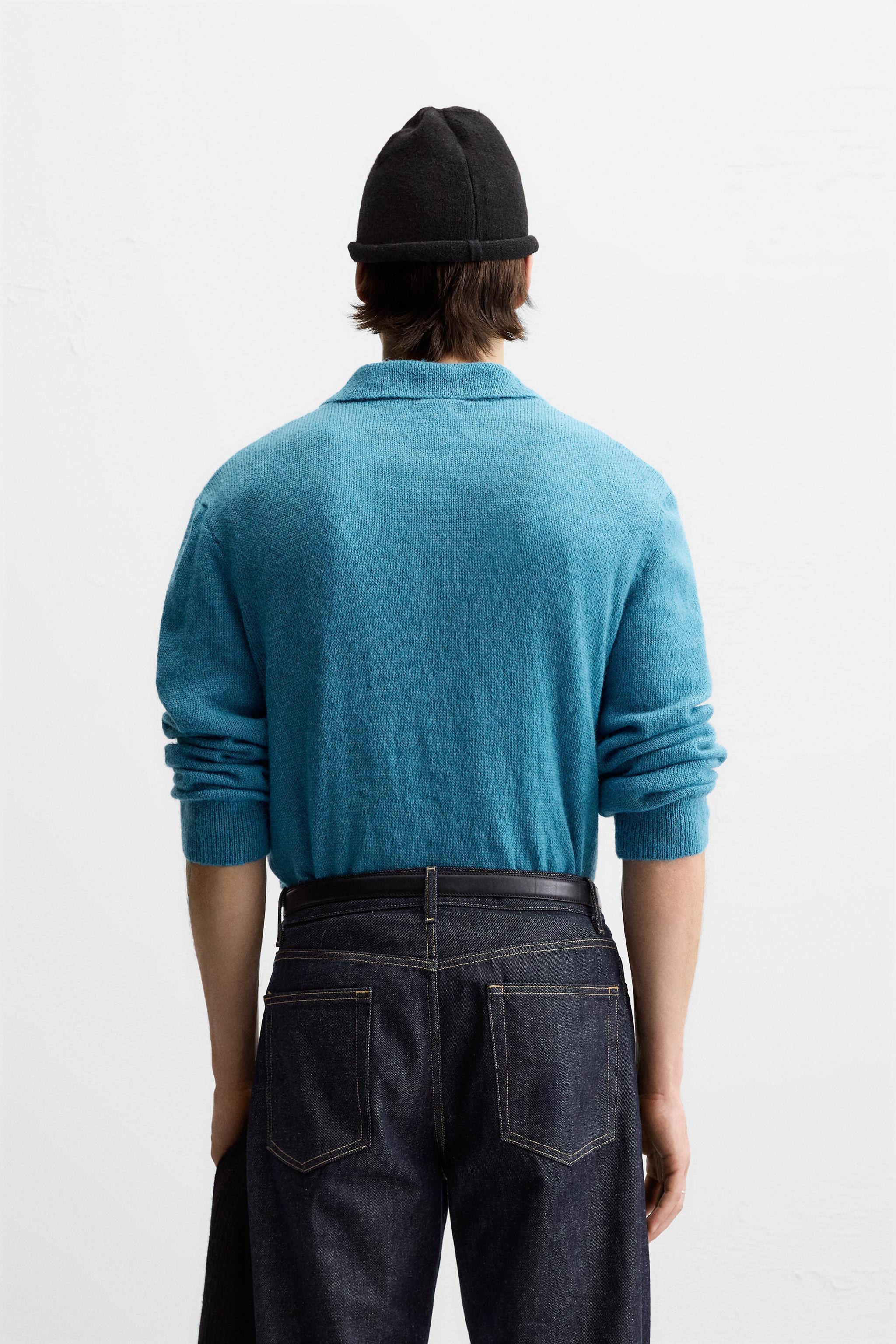 TEXTURED KNIT POLO Product Image