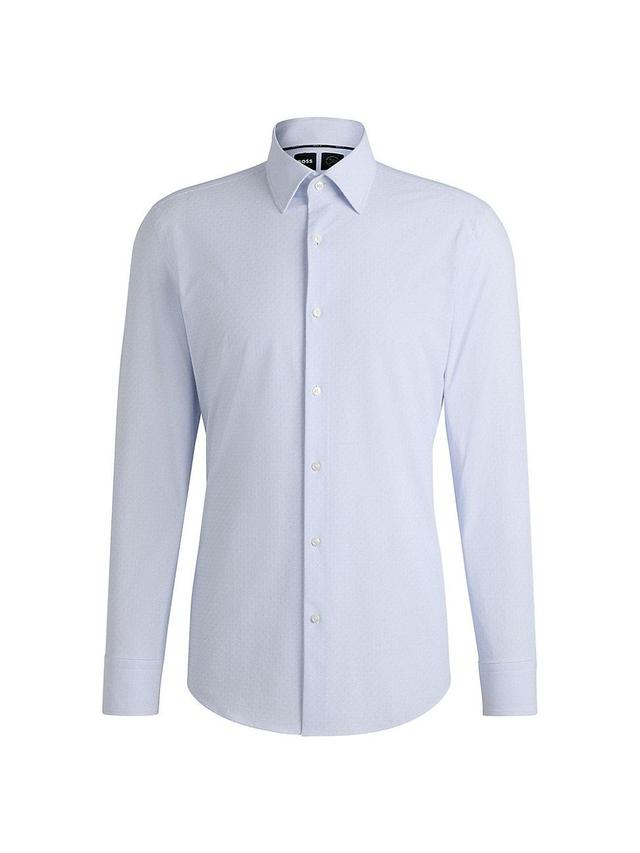 Mens Slim-Fit Shirt in Performance-Stretch Dobby Product Image