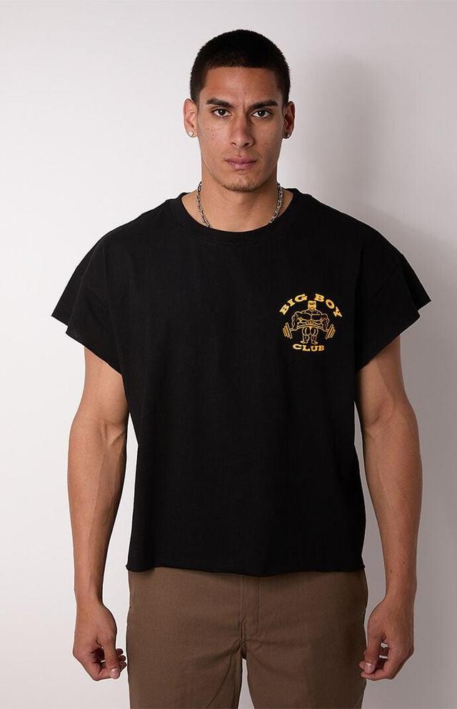 YIWO Men's Big Boy Club Cap Cropped T-Shirt Product Image