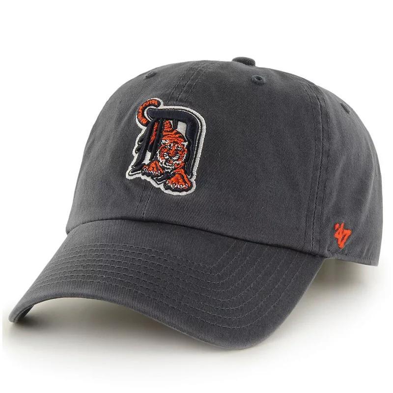 Mens 47 Detroit Tigers Logo Cooperstown Collection Clean Up Adjustable Hat, Blue Product Image