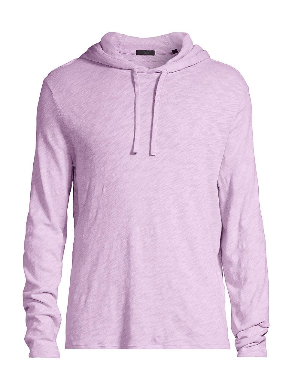 Mens Cotton Drawstring Hoodie Product Image