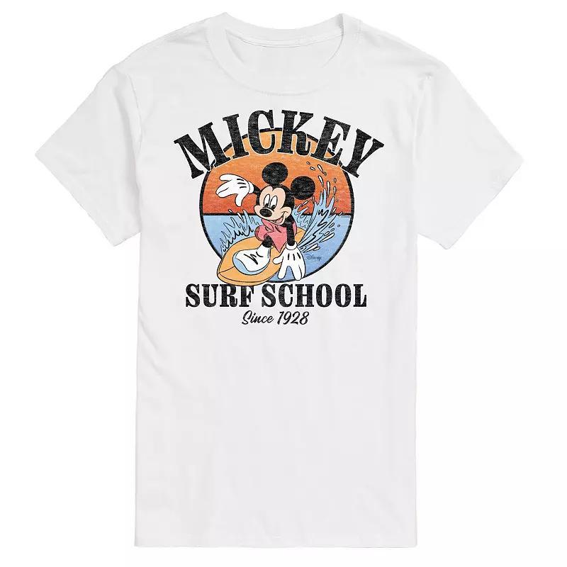 Disneys Mickey Mouse Mens Surf School Graphic Tee Product Image