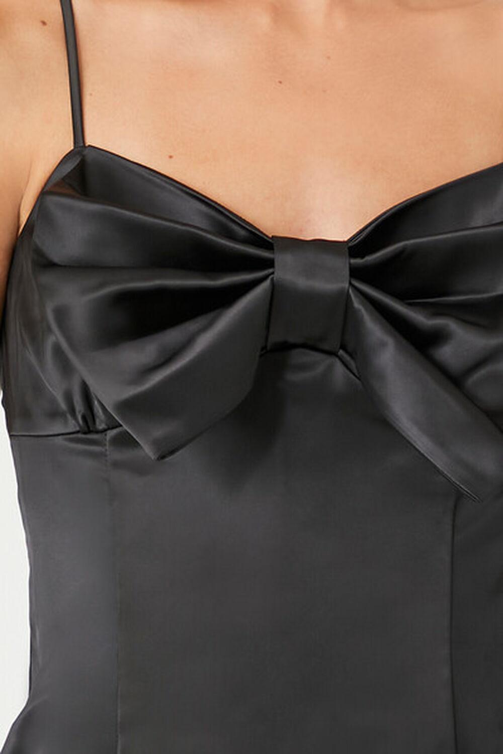 Satin Bow Mini Dress | Forever 21 Product Image