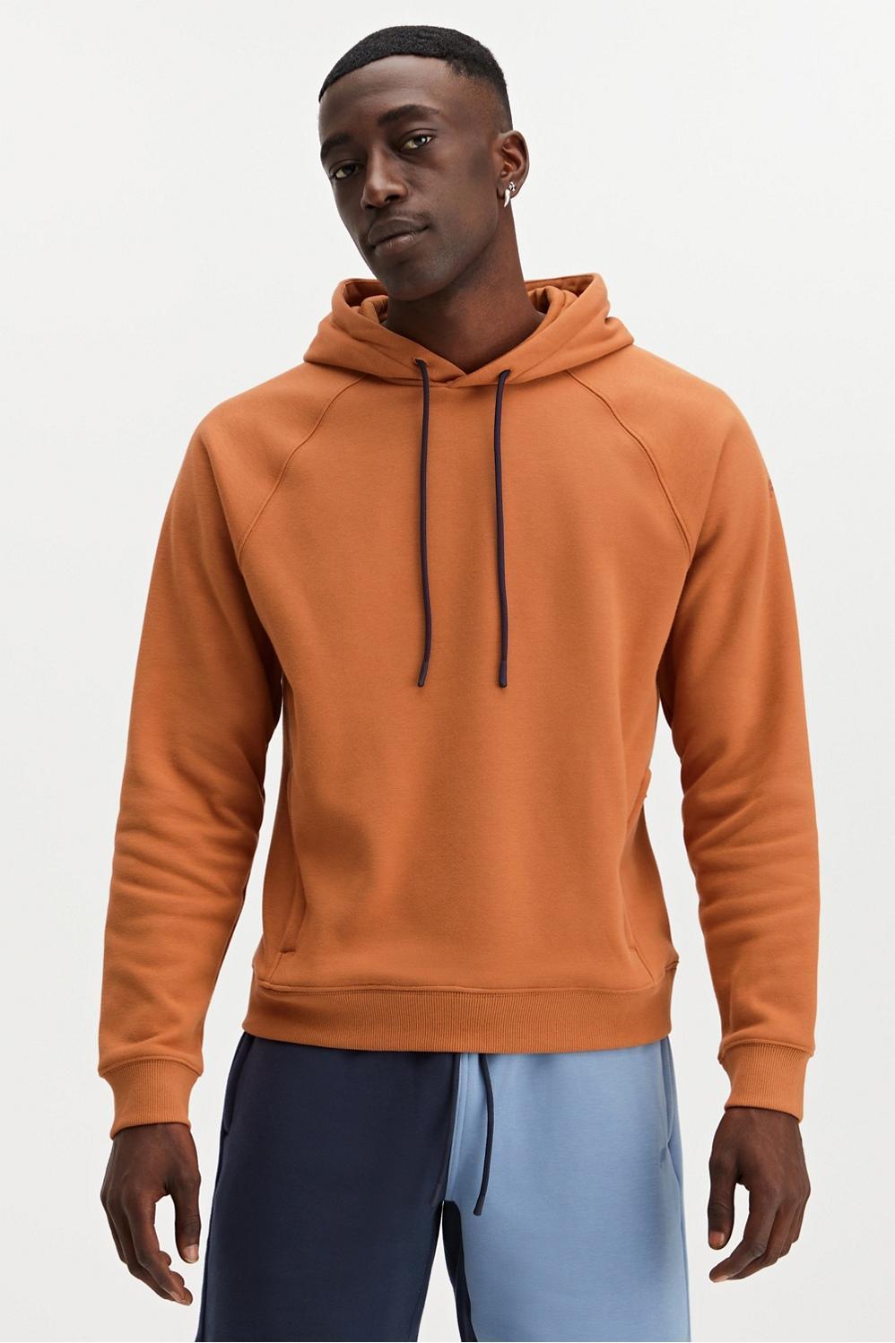 Fabletics Men The Go-To Hoodie male Sequoia Size L Product Image