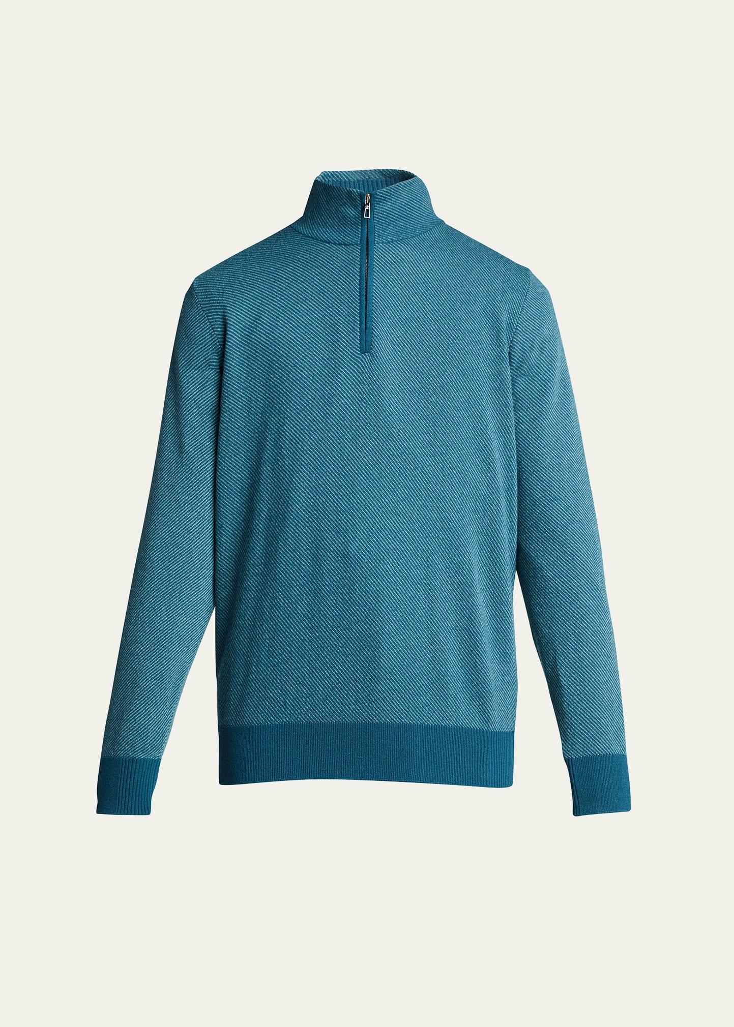 Mens Roadster 1/4-Zip Cashmere Sweater Product Image