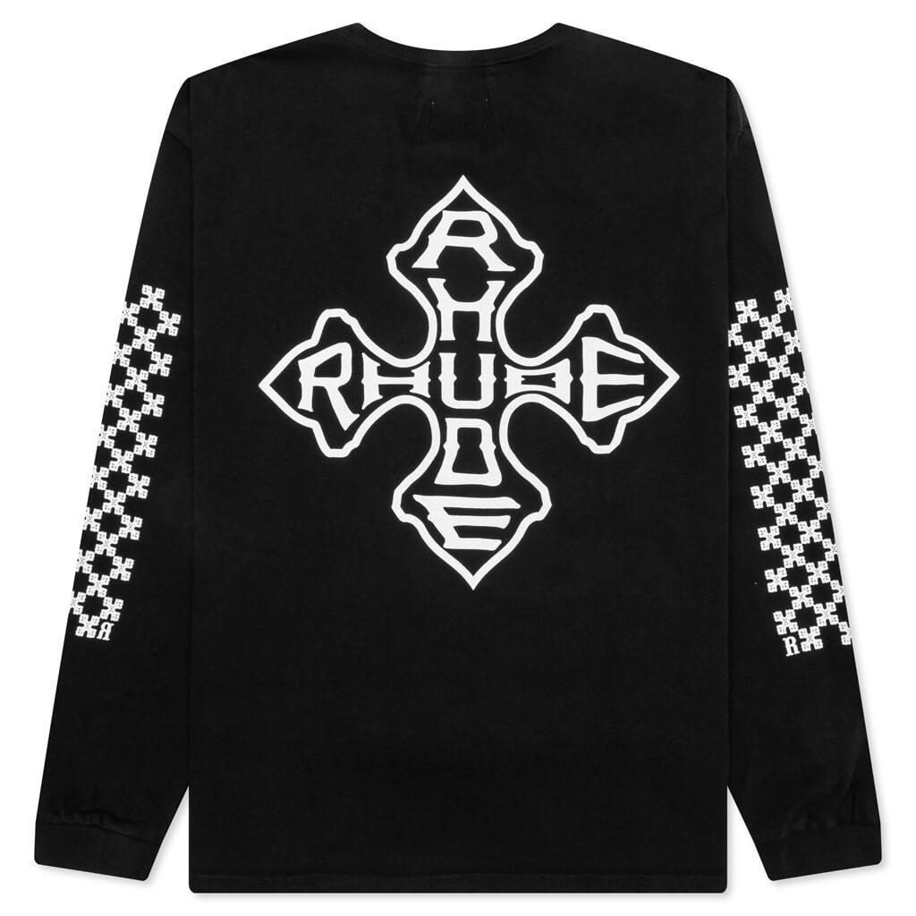 Cross L/S Tee - Vtg Black Male Product Image