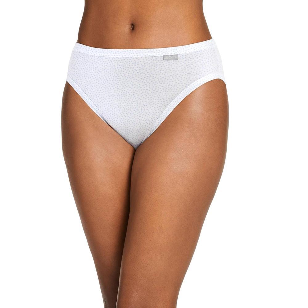 Jockey Elance French Cut 3 Pack Underwear 1485 1487, Extended Sizes - Ivory/Sand Product Image