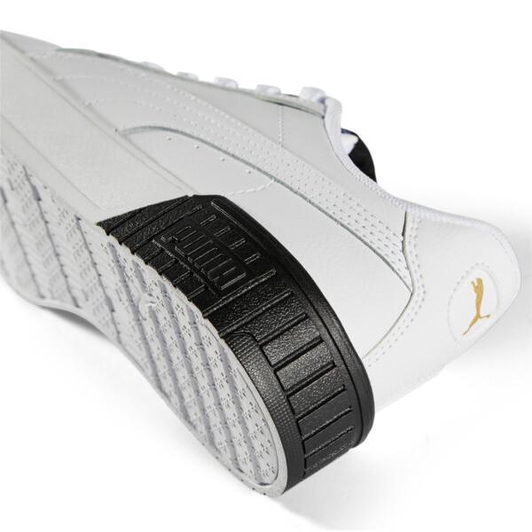 PUMA Carina 2.0 Women's Sneakers in White/Team Gold/Black Product Image