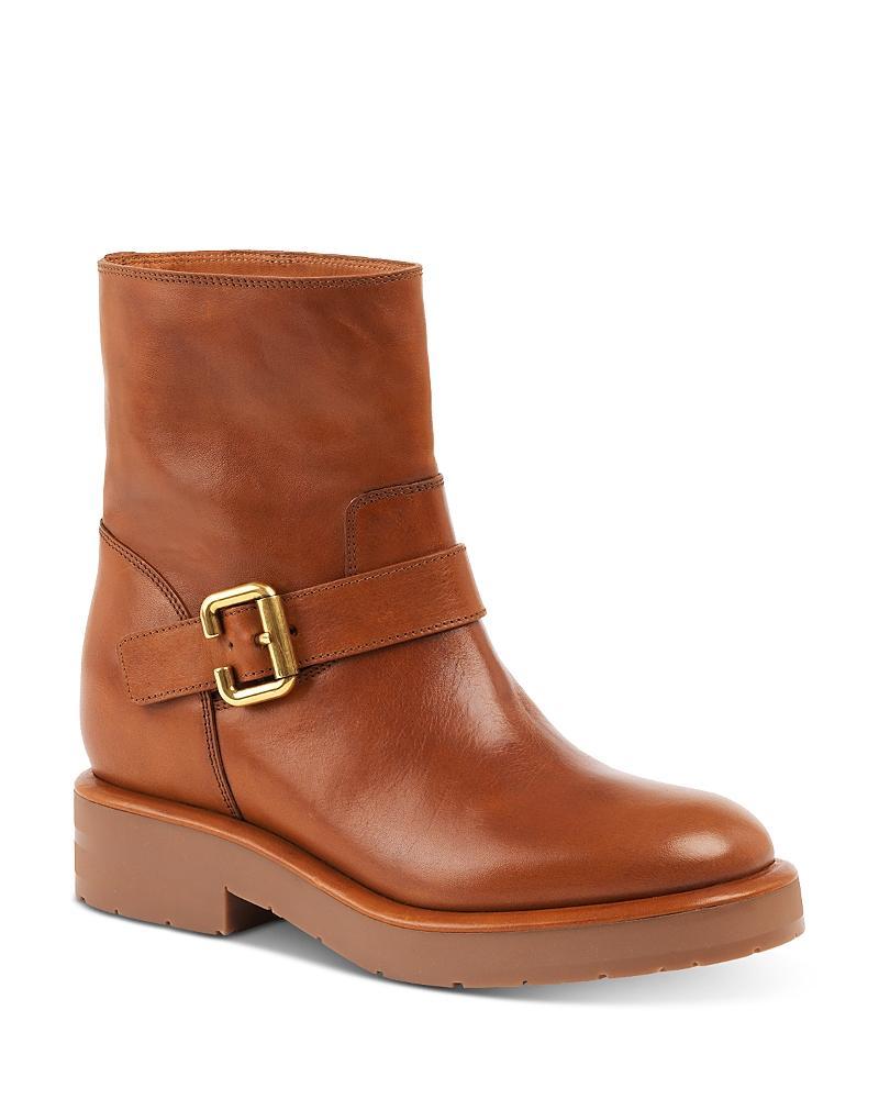 Chloe Womens Coddington Buckled Ankle Boots Product Image