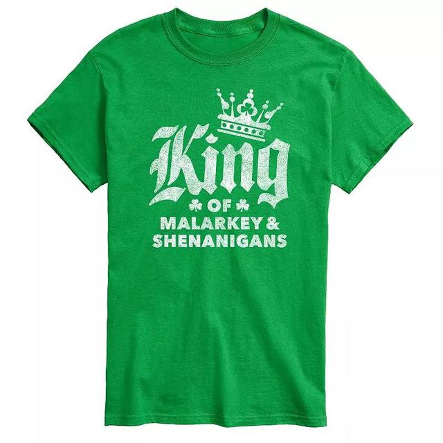 Big & Tall King Of Malarkey Shenanigans Tee, Mens Product Image