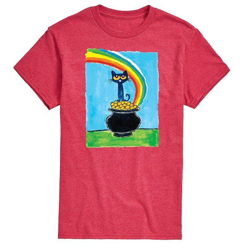 Mens Pete The Cat Rainbow Pot Of Gold Tee Product Image