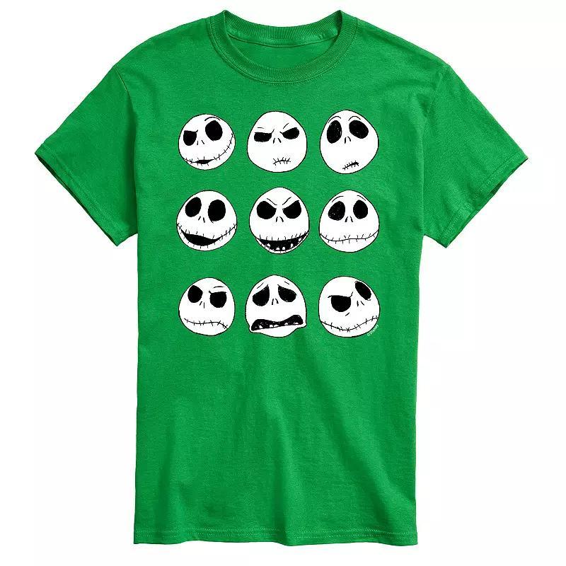 Disneys The Nightmare Before Christmas Jack Skellington Mens Grid Graphic Tee Product Image