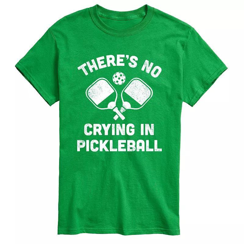 Mens No Crying Pickleball Tee Product Image