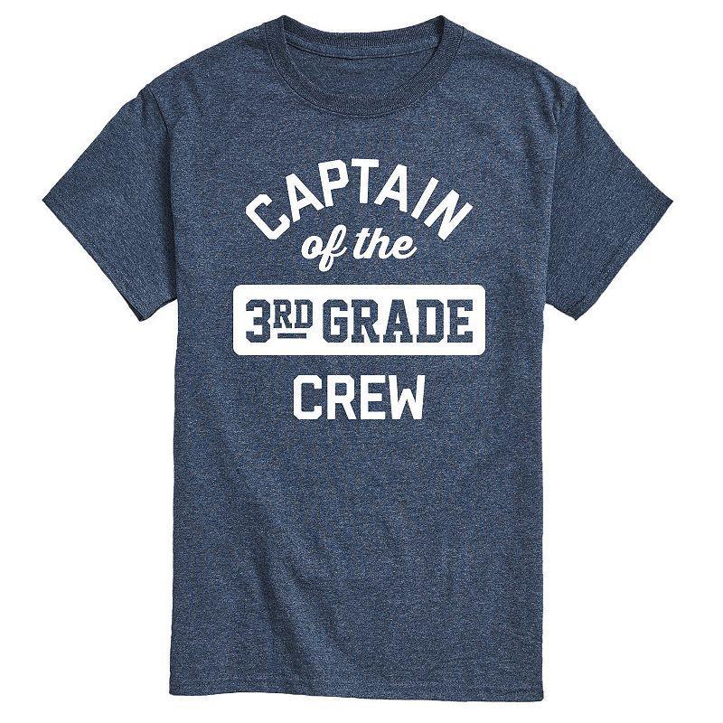 Mens Captain Of 3rd Grade Crew Tee Product Image