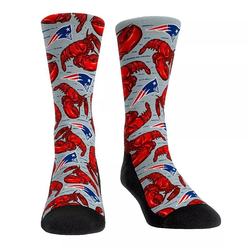 Rock Em Socks New England Patriots Localized Food Crew Socks, Mens Product Image