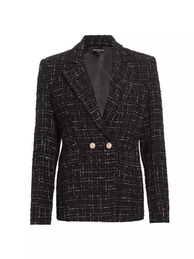 Irene Tailored Tweed Blazer Product Image