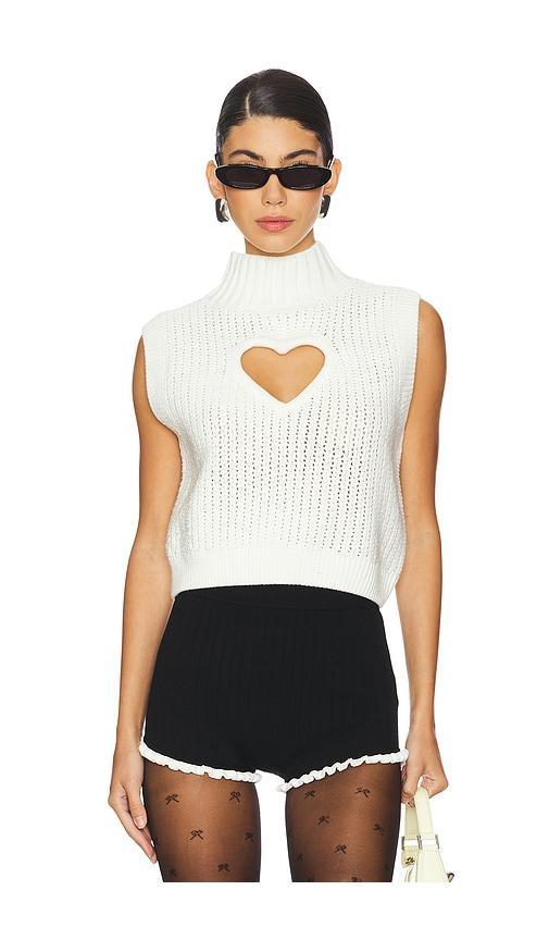 Rebecca Heart Sweater Vest Product Image