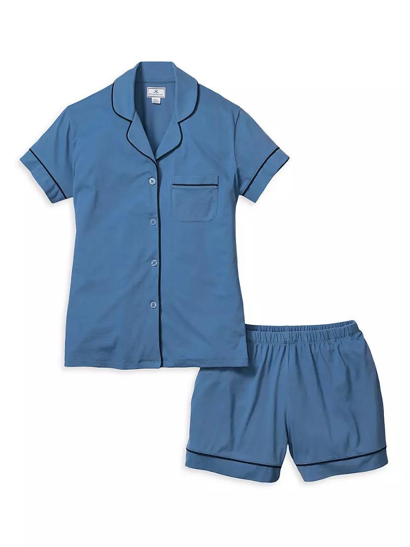 Contrast-Trimmed Short Pajamas Product Image