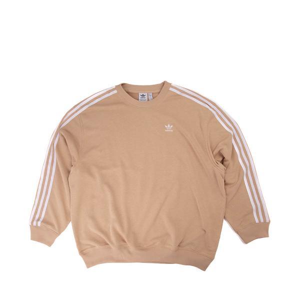 Womens adidas 3-Stripes Oversized Crew Sweatshirt - Magic Product Image