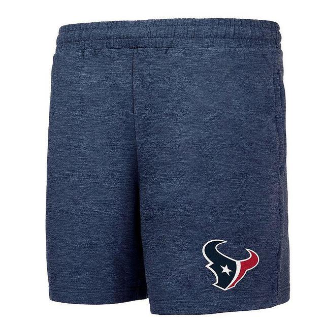 Mens Concepts Sport Navy Houston Texans Powerplay Tri-Blend Fleece Shorts Product Image