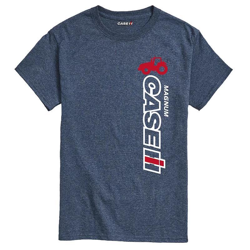 Mens Case IH Vertical Logo Graphic Tee Blue Product Image