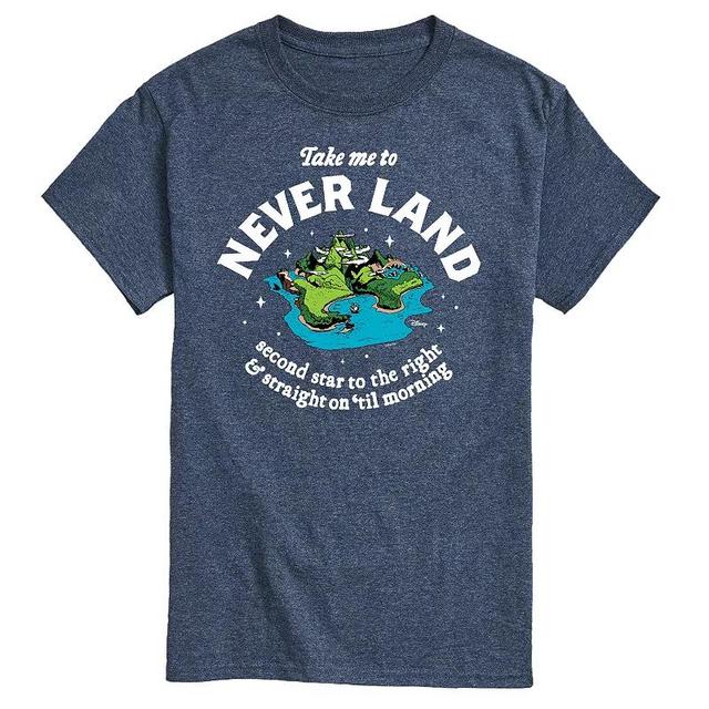 Disneys Peter Pan Mens Never Land Graphic Tee Product Image