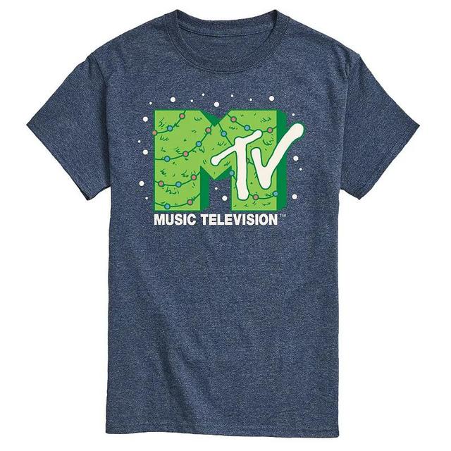 Mens MTV Christmas Tree Logo Graphic Tee Product Image