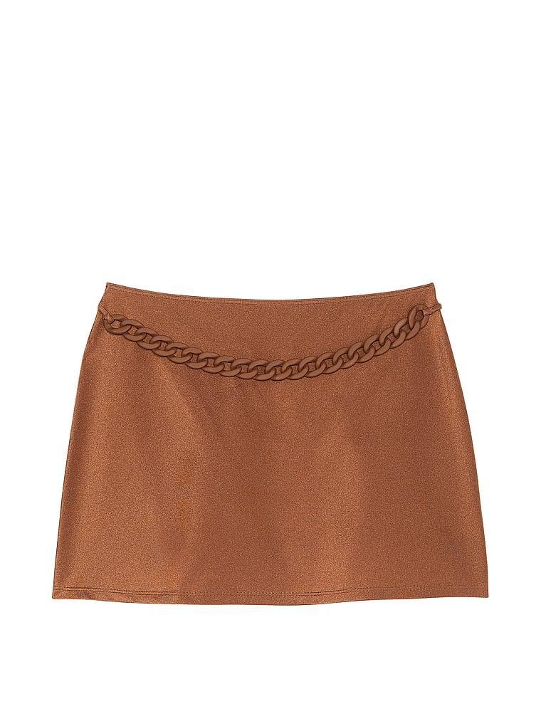 Chain-Link Mini Cover-Up Skirt Product Image