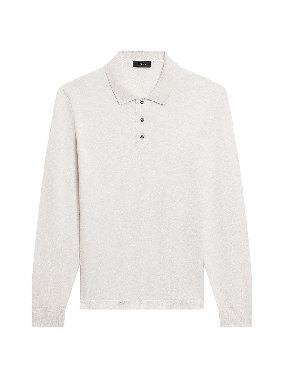 Theory Hilles Cashmere Polo Sweater Product Image