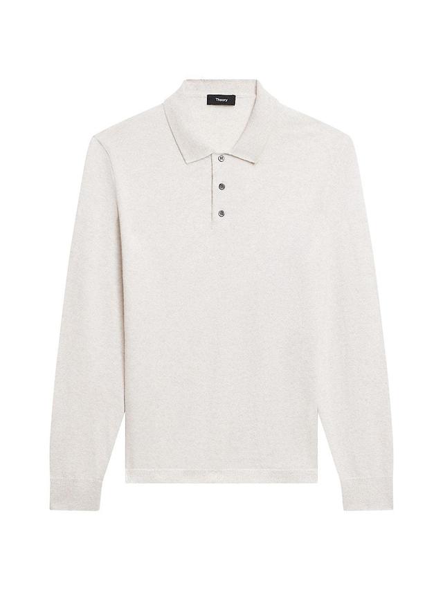 Mens Hilles Cashmere Polo Sweater Product Image