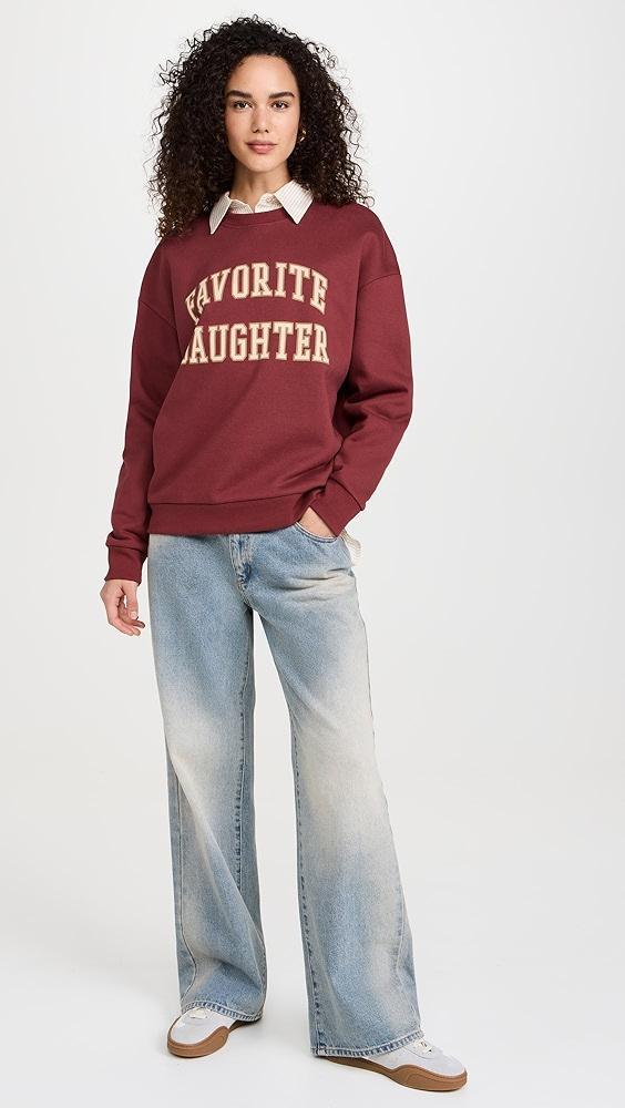 Favorite Daughter Collegiate Sweatshirt | Shopbop Product Image