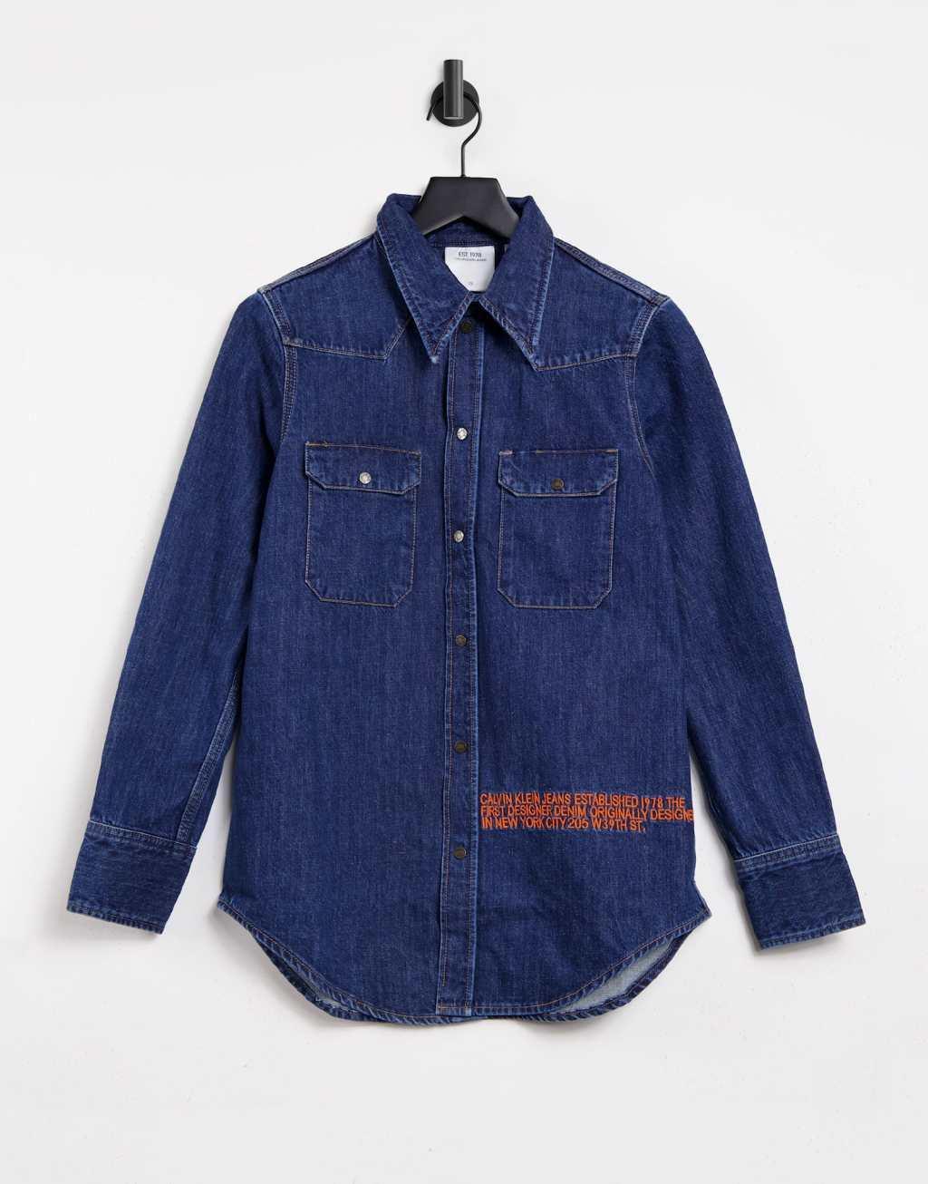 Calvin Klein EST 1978 Western shirt Product Image