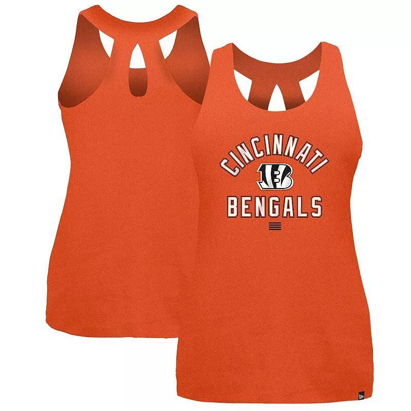 New Era Womens Orange Cincinnati Bengals 2024 Nfl Training Camp Tank Top Product Image