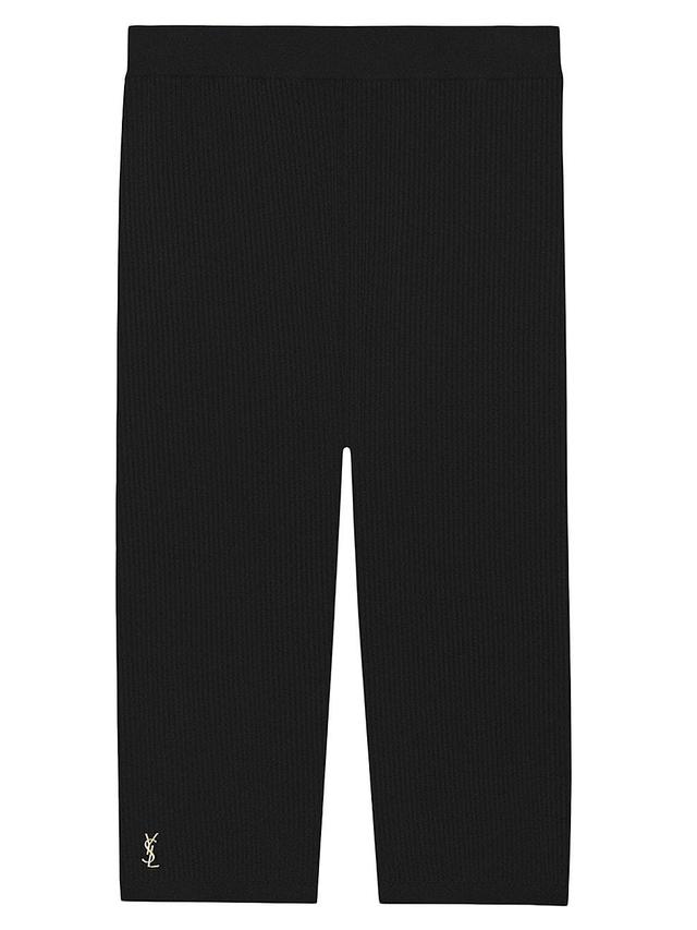 Womens Rider Shorts In Ribbed Knit Product Image