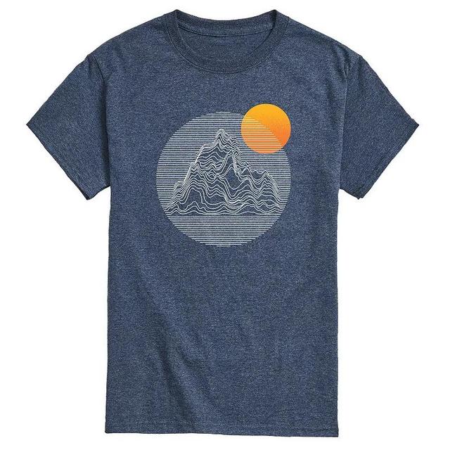 Mens Line Art Mountain Tee Product Image